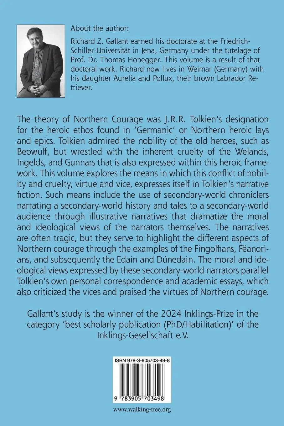 Rückseite: 9783905703498 | Germanic Heroes, Courage, and Fate | Richard Z. Gallant | Taschenbuch