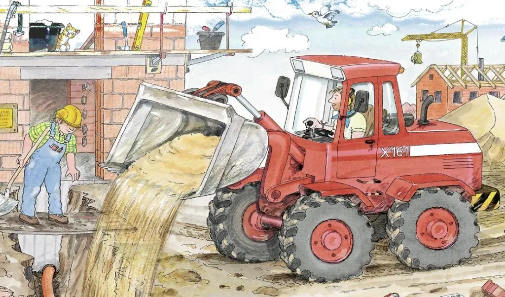 Bild: 4005556063598 | Mein Bagger. Puzzle mit 15 Teilen | Spiel | Rahmenpuzzle | 06359