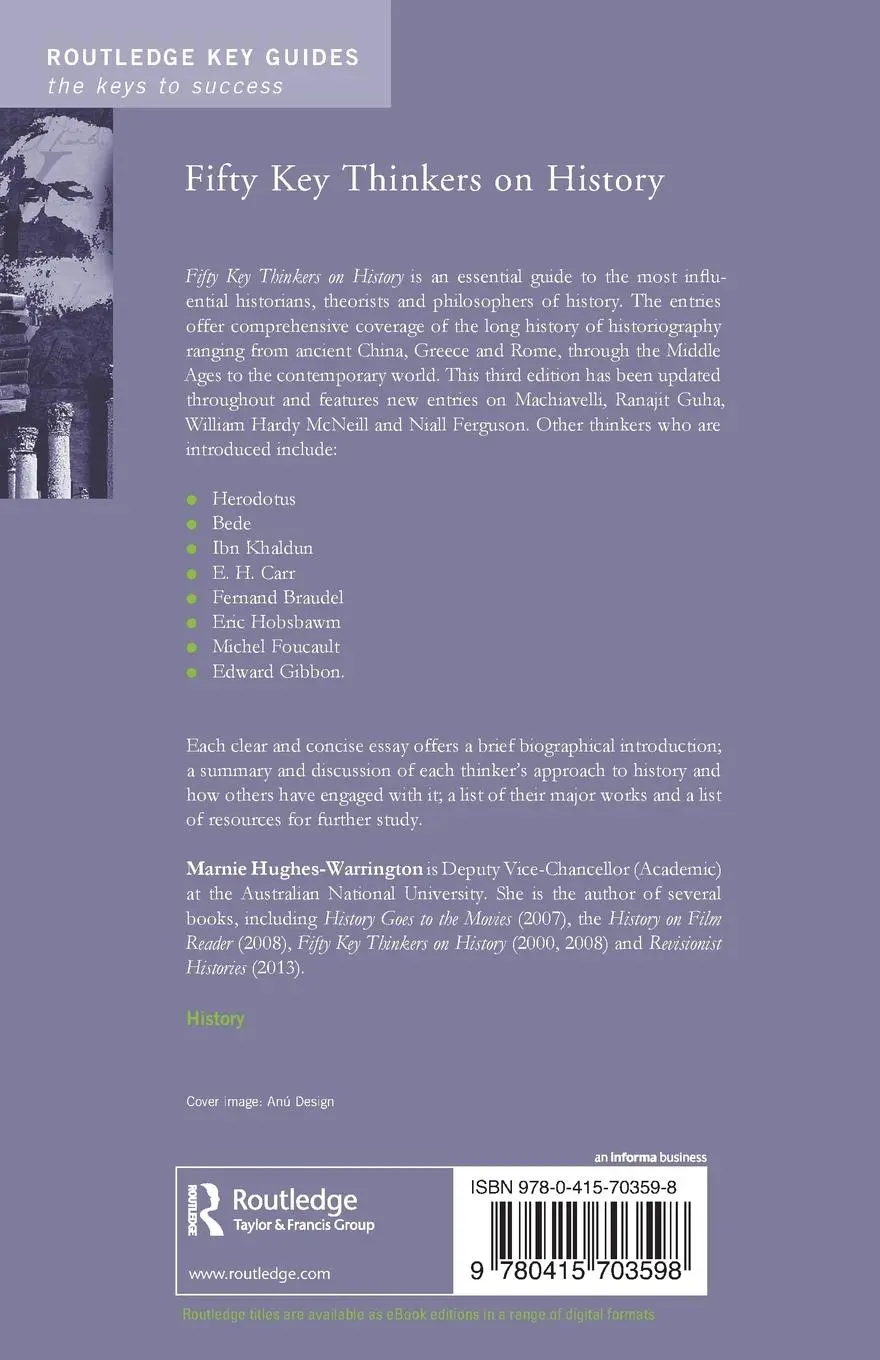Rückseite: 9780415703598 | Fifty Key Thinkers on History | Marnie Hughes-Warrington | Taschenbuch