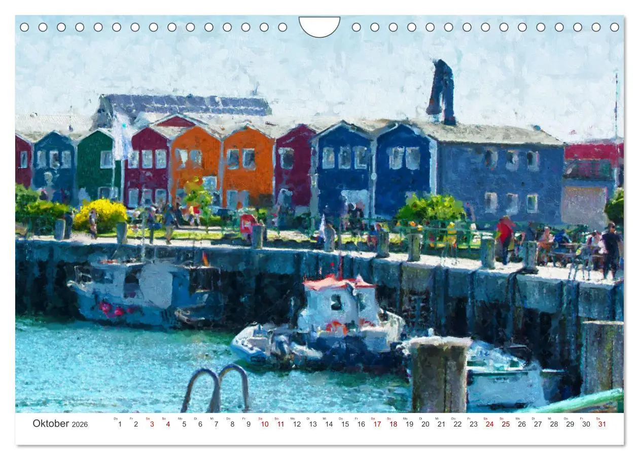 Bild: 9783457603598 | Nordseeinsel Helgoland - Ansichten der Insel in Acryl (Wandkalender...
