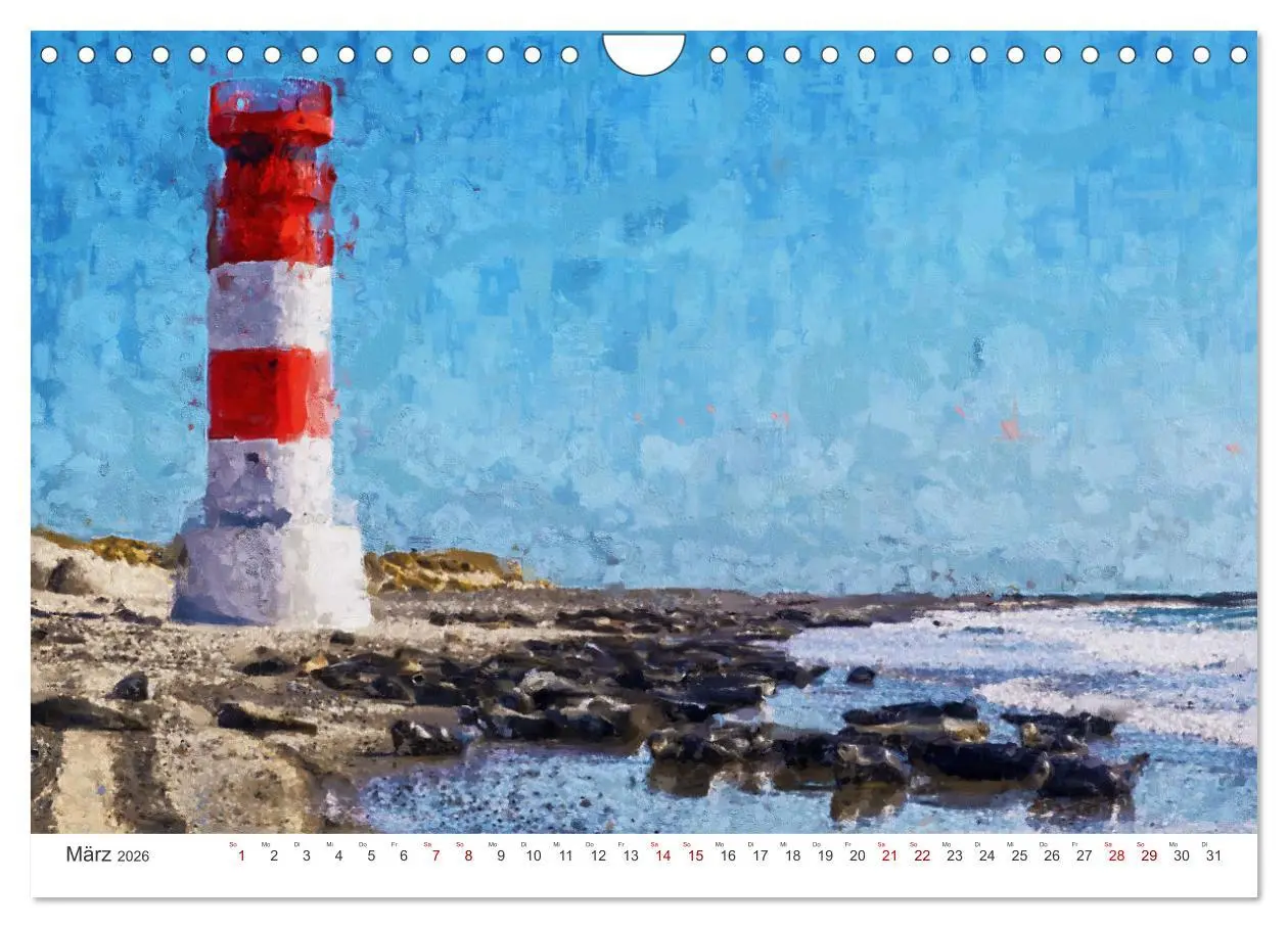 Bild: 9783457603598 | Nordseeinsel Helgoland - Ansichten der Insel in Acryl (Wandkalender...