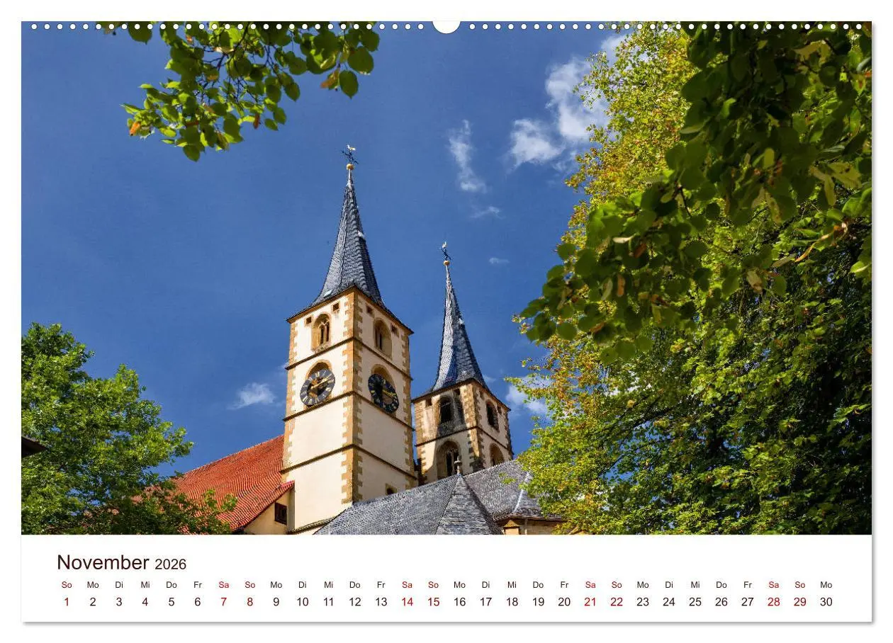 Bild: 9783457773598 | Bad Wimpfen. (Wandkalender 2026 DIN A2 quer), CALVENDO Monatskalender