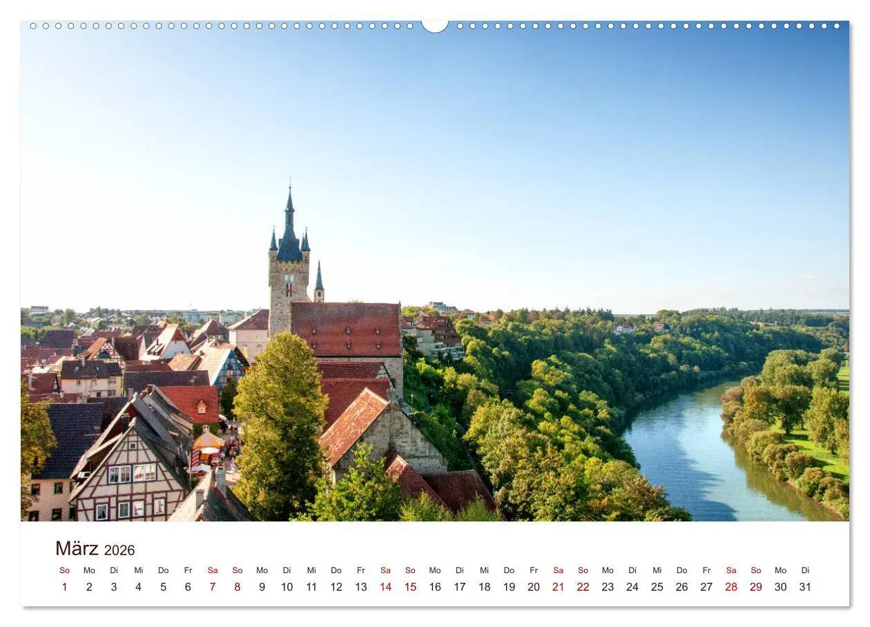 Bild: 9783457773598 | Bad Wimpfen. (Wandkalender 2026 DIN A2 quer), CALVENDO Monatskalender