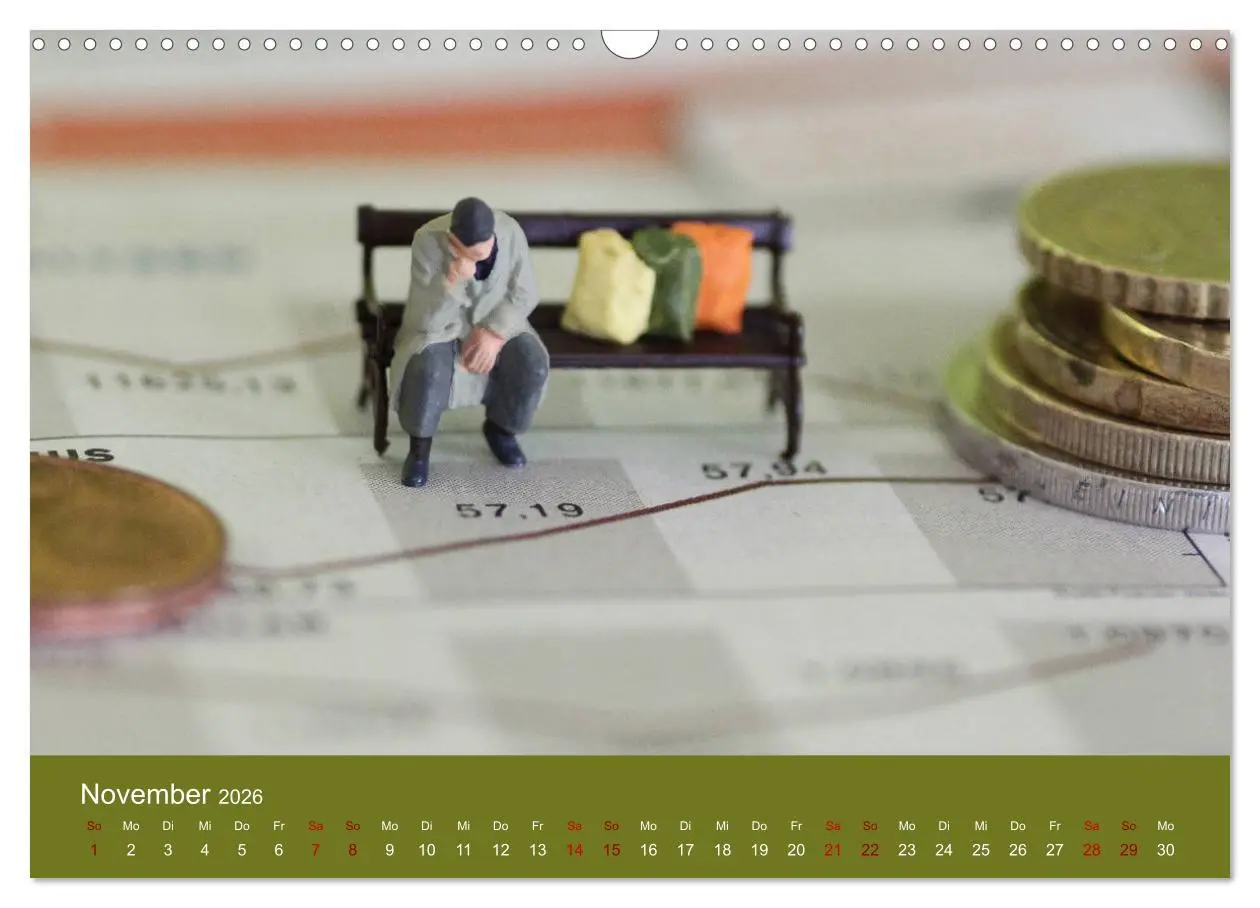 Bild: 9783457843598 | Miniaturen - Klein ganz groß (Wandkalender 2026 DIN A3 quer),...