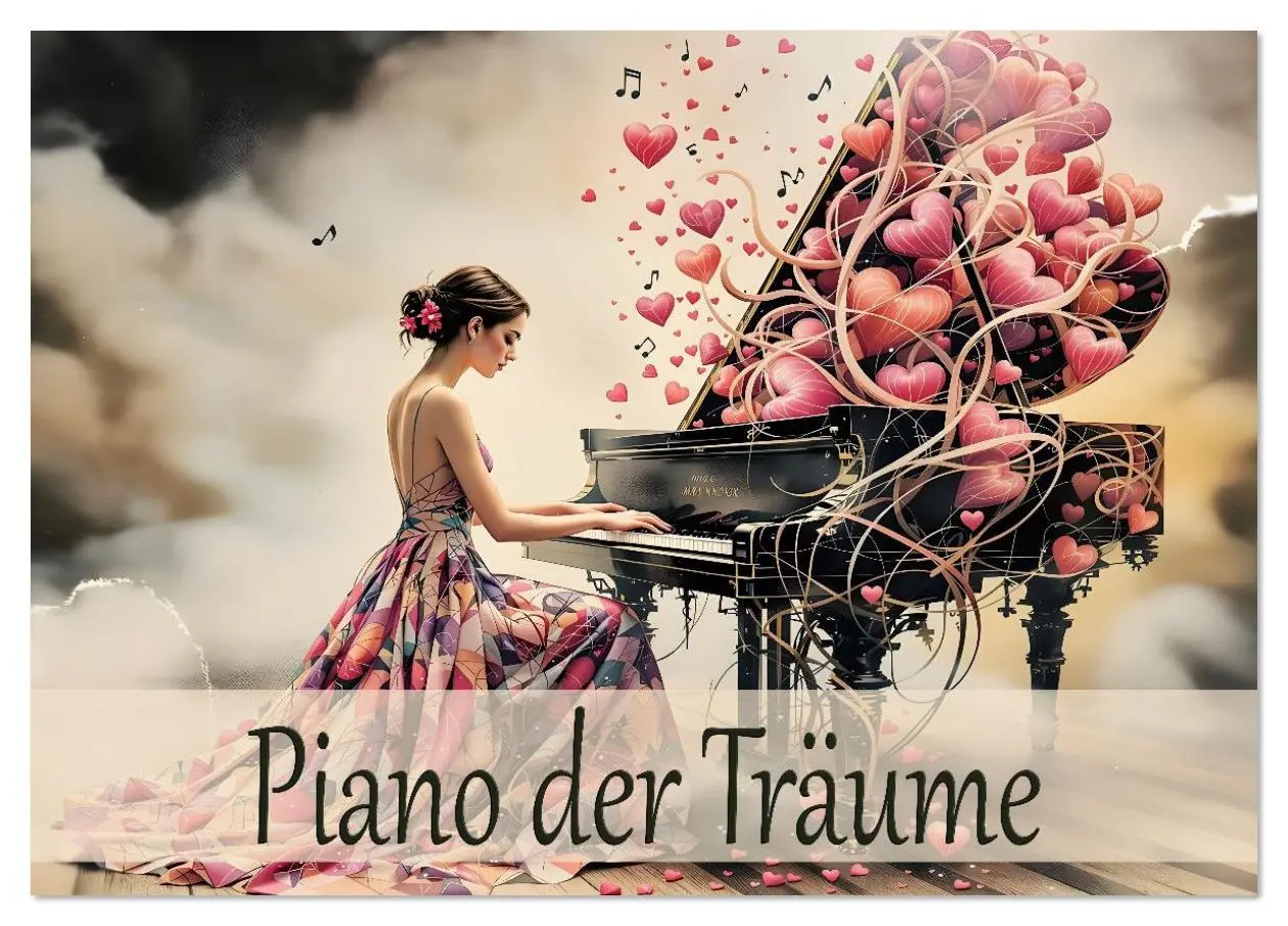 Cover: 9783516623598 | Piano der Träume (Tischkalender 2026 DIN A5 quer), CALVENDO...