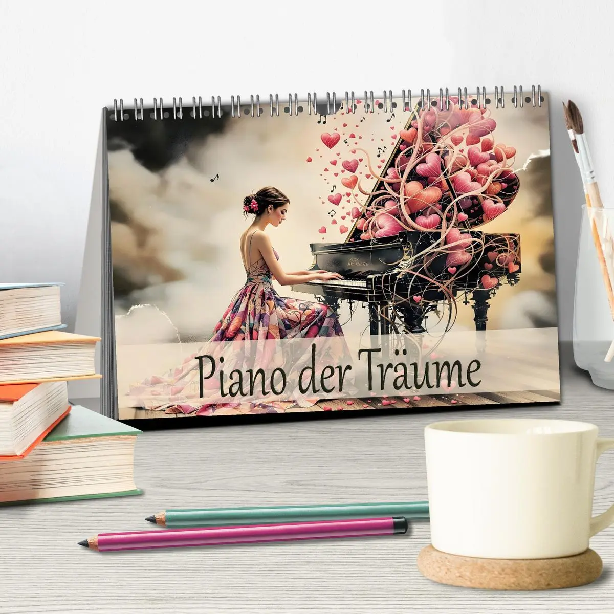 Bild: 9783516623598 | Piano der Träume (Tischkalender 2026 DIN A5 quer), CALVENDO...