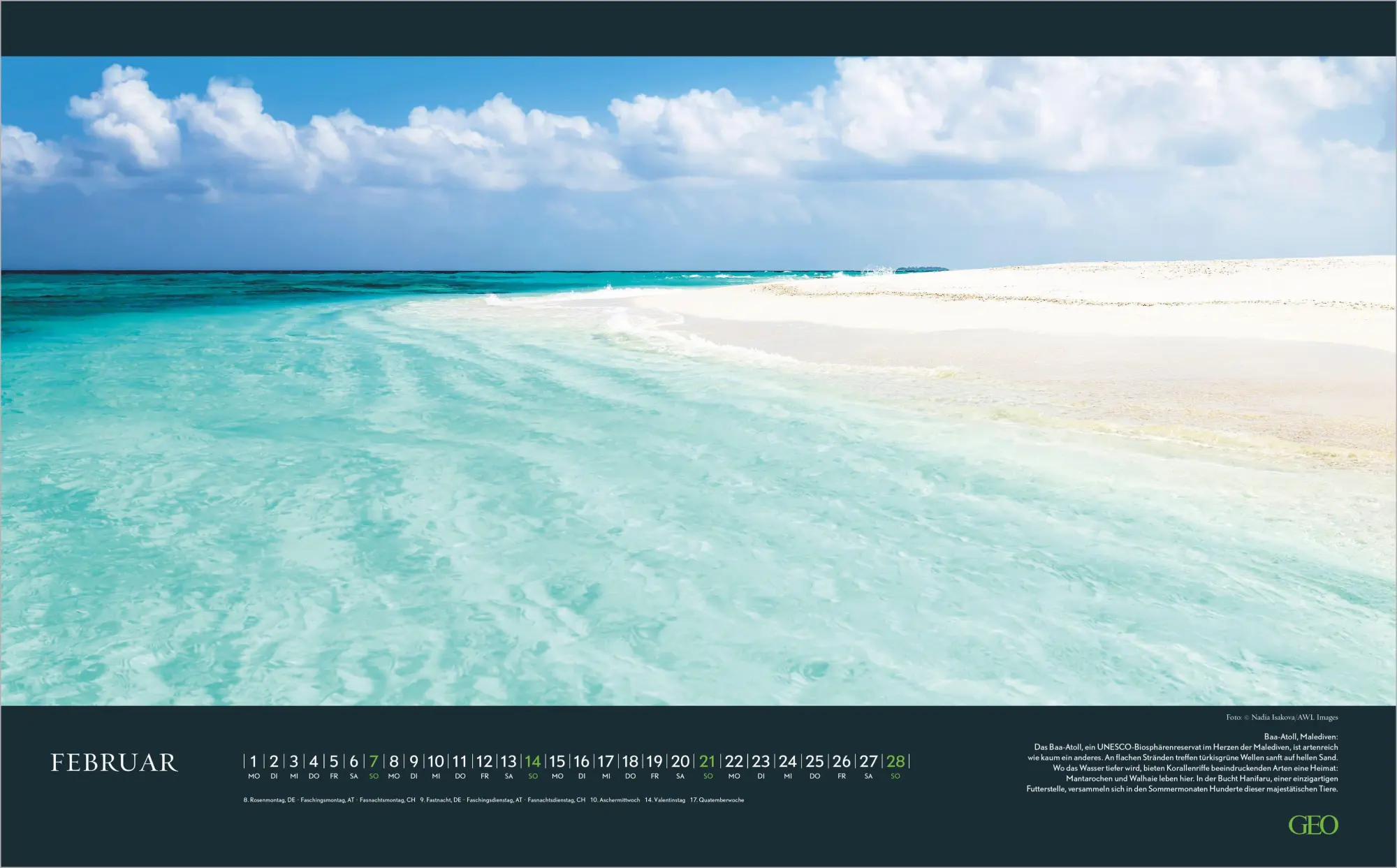 Bild: 4069095013698 | GEO Meer 2027 | Neumann Verlage GmbH &amp; Co KG | Kalender | GEO Kalender