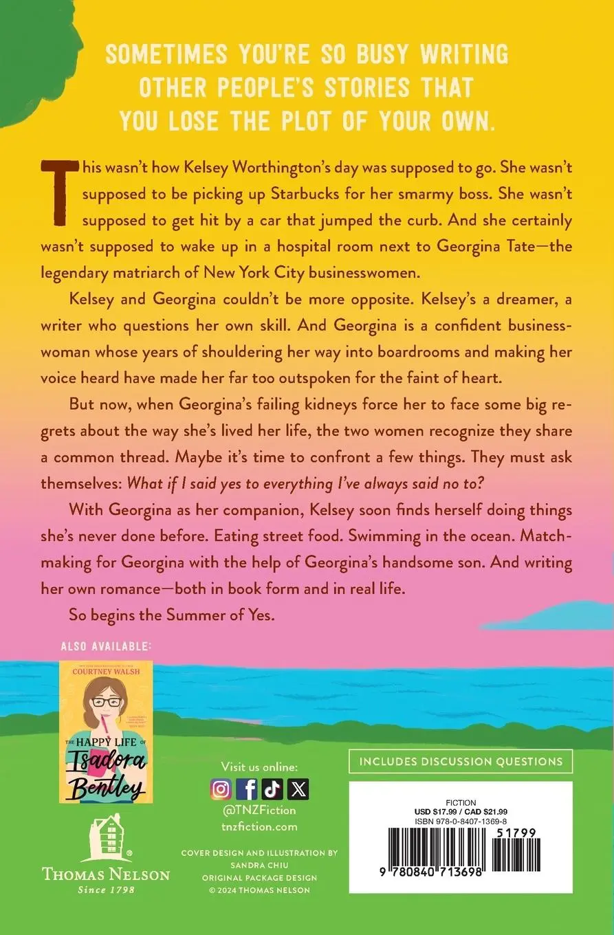 Rückseite: 9780840713698 | The Summer of Yes | Courtney Walsh | Taschenbuch | Englisch | 2024