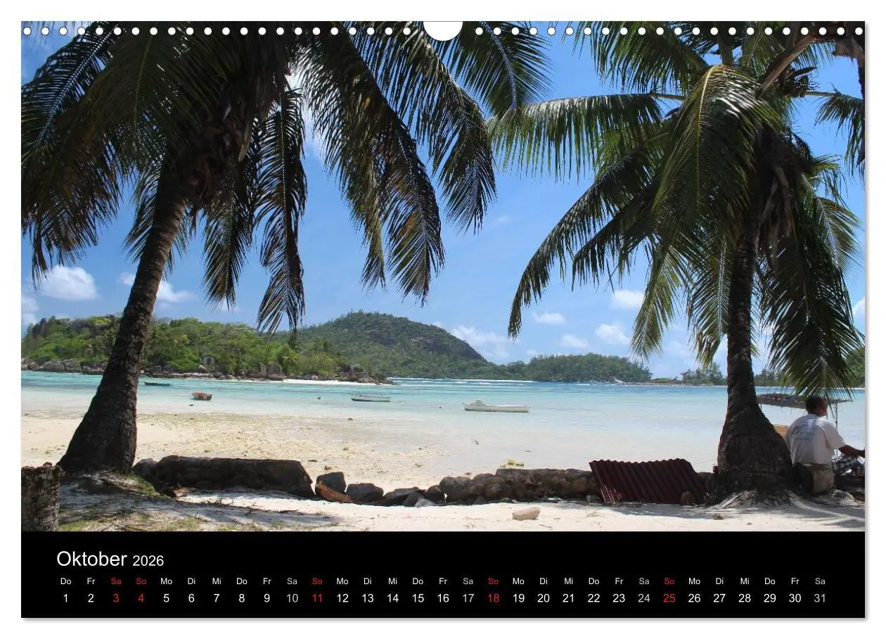 Bild: 9783516163698 | Seychellen (Wandkalender 2026 DIN A3 quer), CALVENDO Monatskalender
