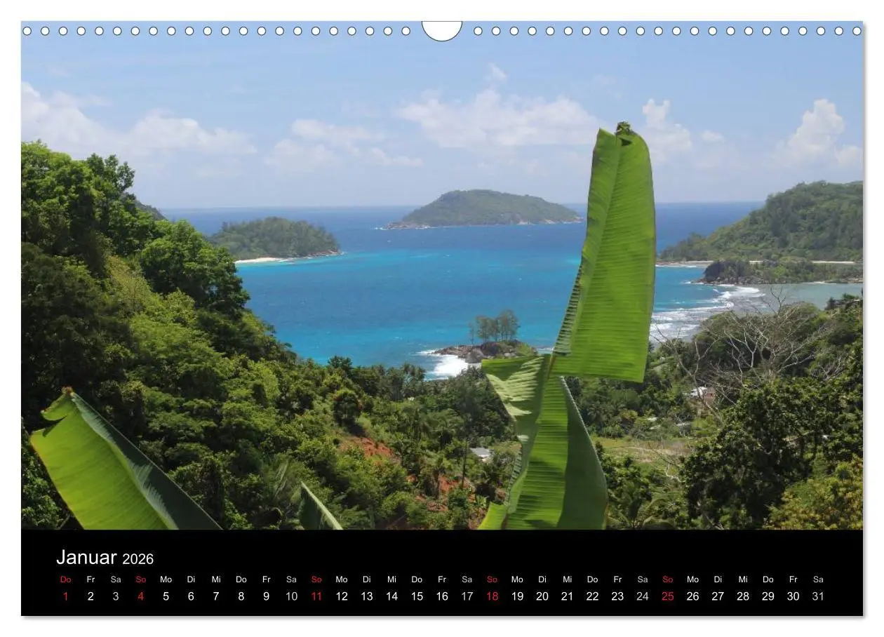 Bild: 9783516163698 | Seychellen (Wandkalender 2026 DIN A3 quer), CALVENDO Monatskalender