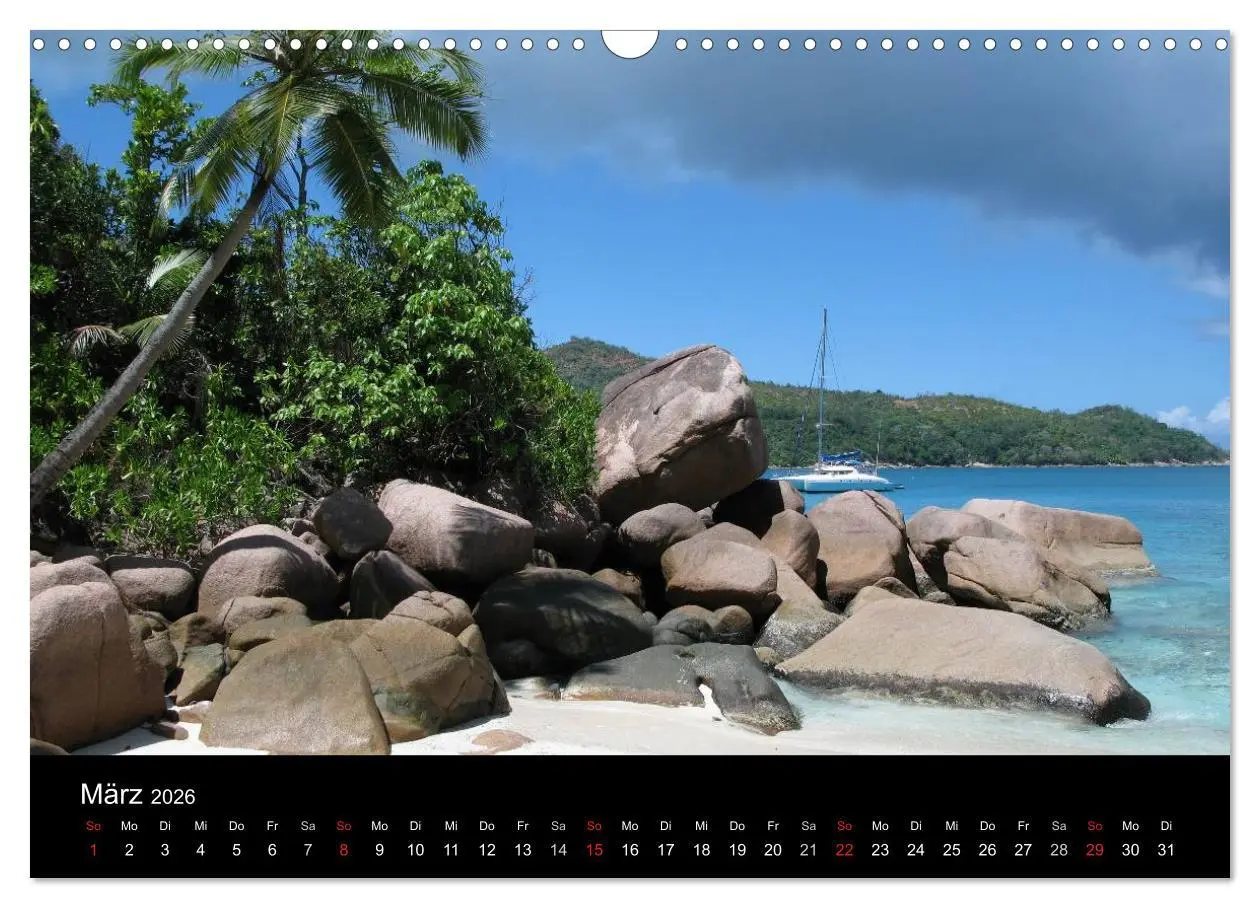 Bild: 9783516163698 | Seychellen (Wandkalender 2026 DIN A3 quer), CALVENDO Monatskalender