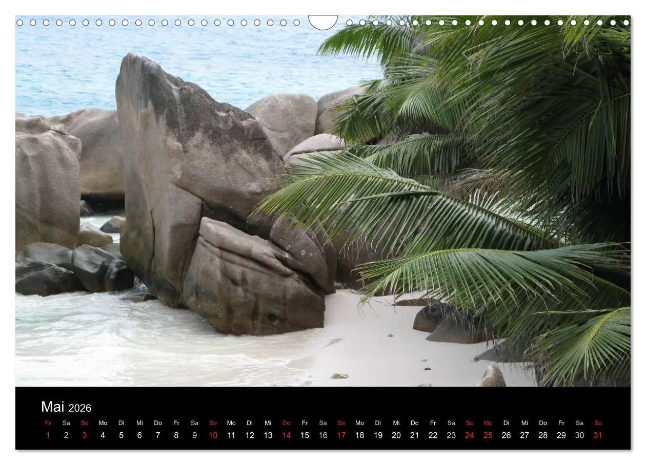 Bild: 9783516163698 | Seychellen (Wandkalender 2026 DIN A3 quer), CALVENDO Monatskalender
