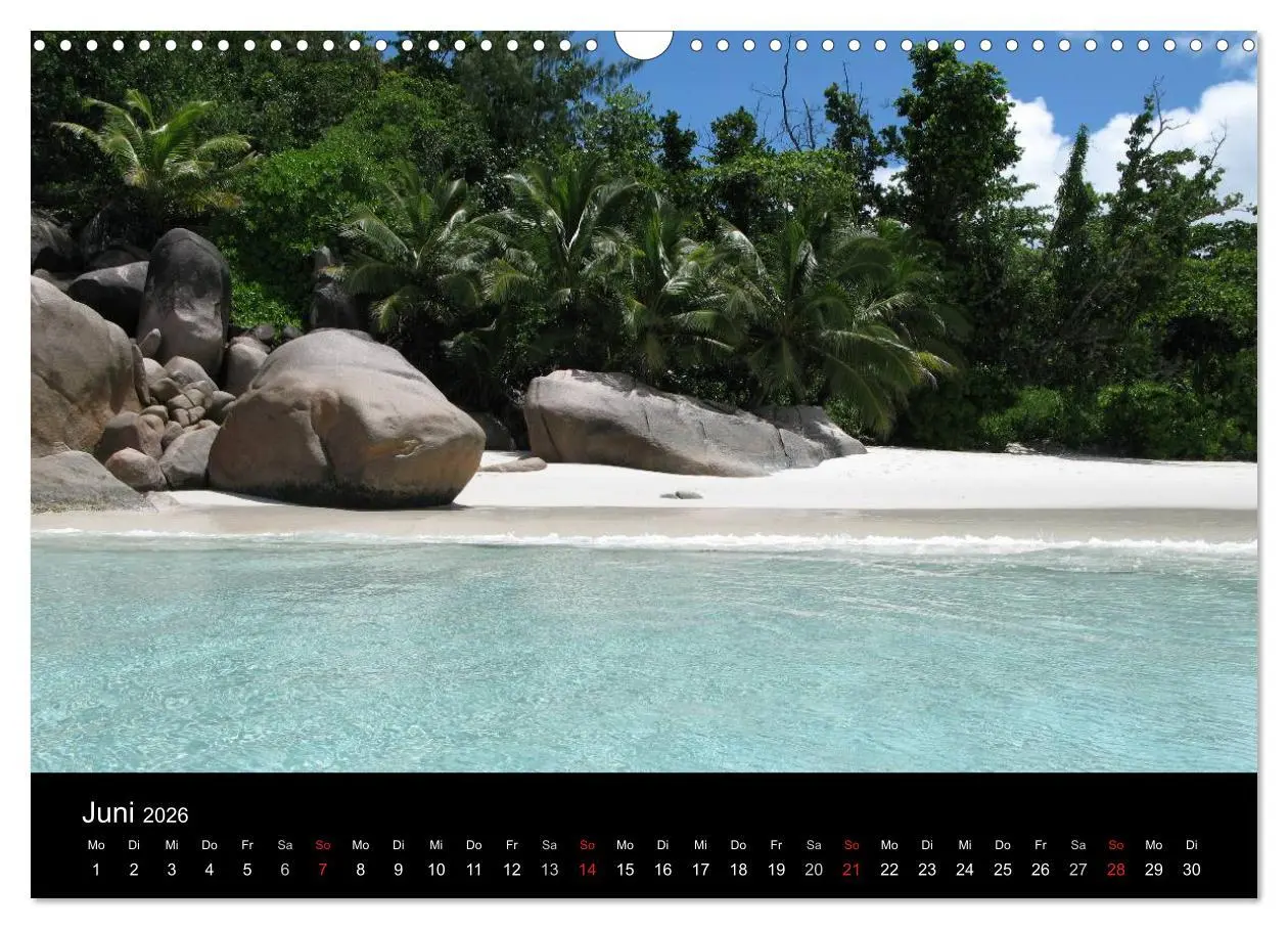 Bild: 9783516163698 | Seychellen (Wandkalender 2026 DIN A3 quer), CALVENDO Monatskalender