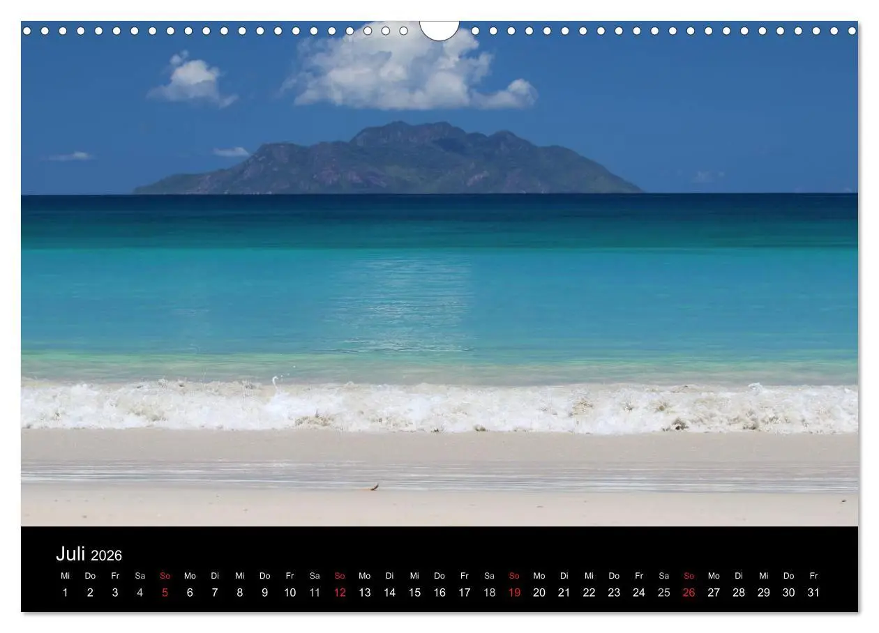 Bild: 9783516163698 | Seychellen (Wandkalender 2026 DIN A3 quer), CALVENDO Monatskalender