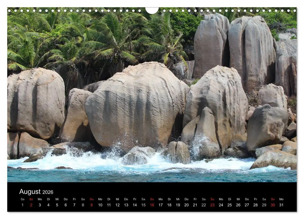 Bild: 9783516163698 | Seychellen (Wandkalender 2026 DIN A3 quer), CALVENDO Monatskalender