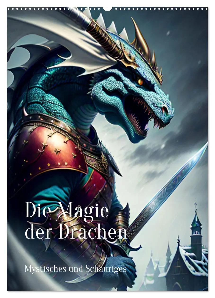 Cover: 9783516303698 | Die Magie der Drachen - Mystisches und Schauriges (Wandkalender...