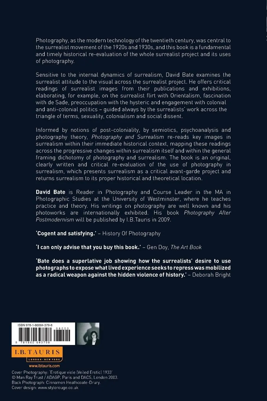 Rückseite: 9781860643798 | Photography and Surrealism | Sexuality, Colonialism and Social Dissent