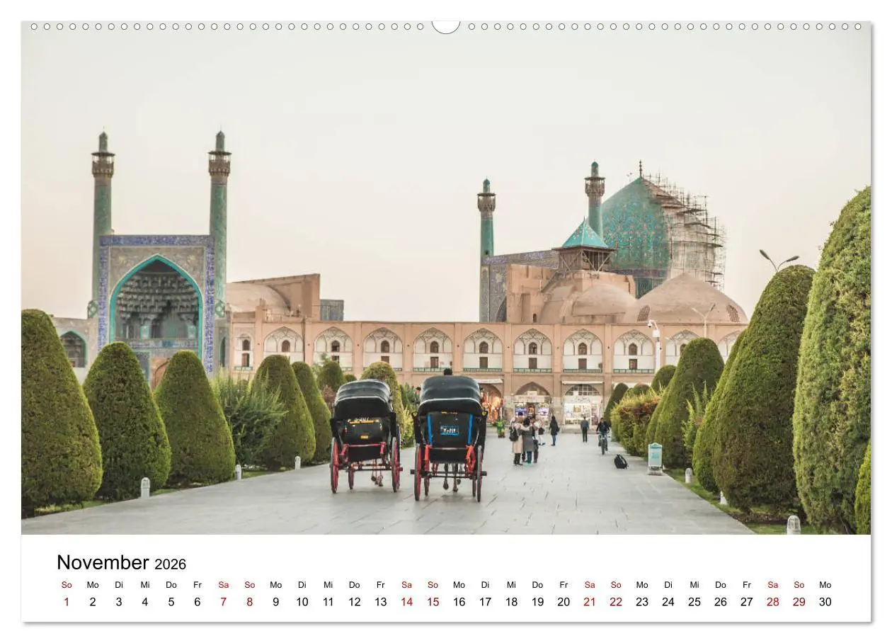 Bild: 9783457753798 | Rundreise Iran (Wandkalender 2026 DIN A2 quer), CALVENDO...