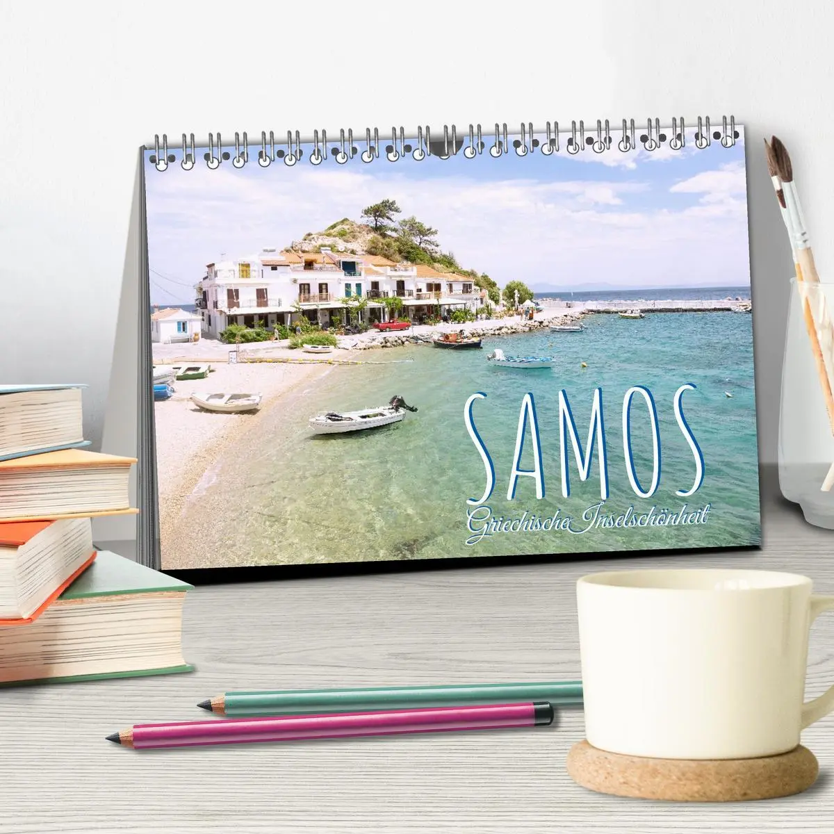 Bild: 9783516603798 | Samos. Griechische Inselschönheit (Tischkalender 2026 DIN A5 quer),...