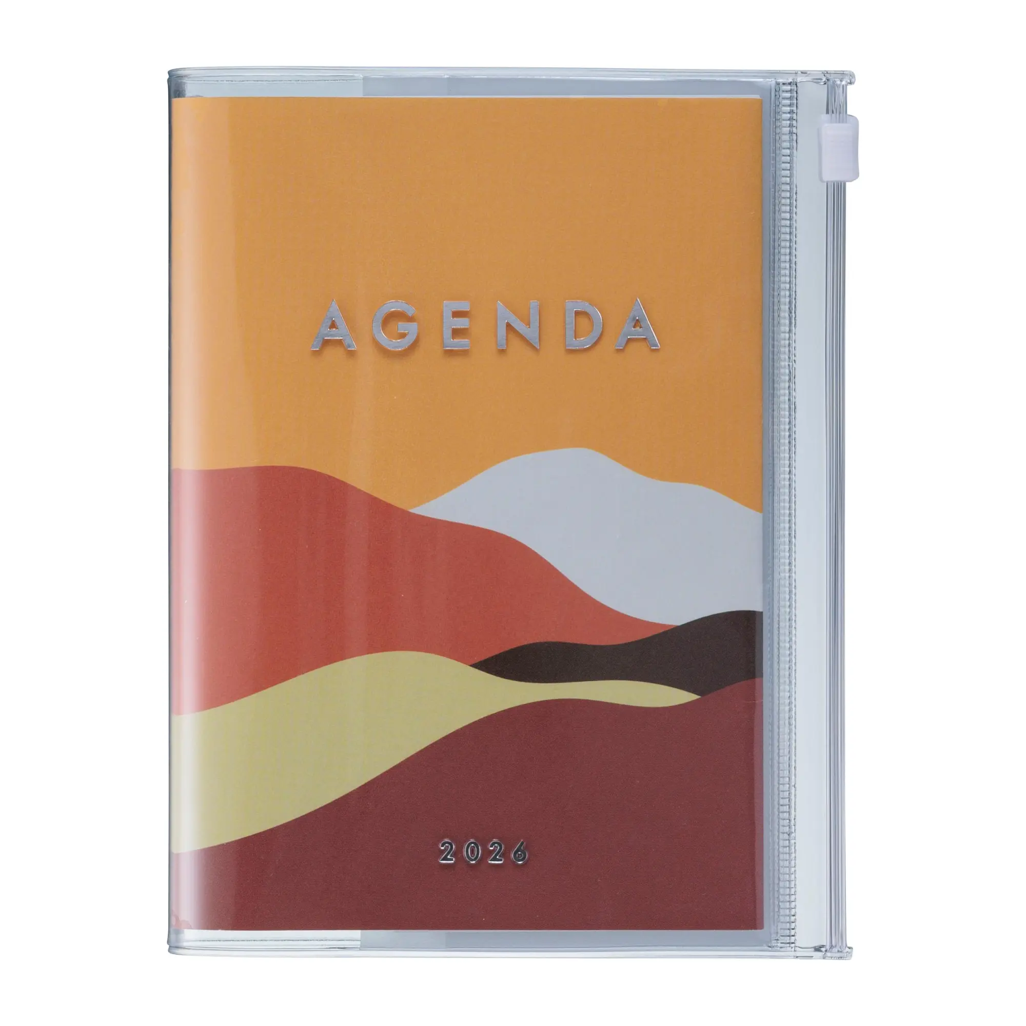 Cover: 4550045143898 | MARK'S 2025/26 Taschenkalender, A6 Mountain // Orange | MARK'S Inc.