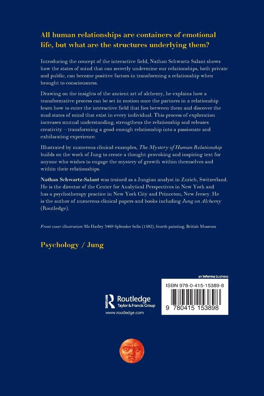 Rückseite: 9780415153898 | The Mystery of Human Relationship | Nathan Schwartz-Salant | Buch