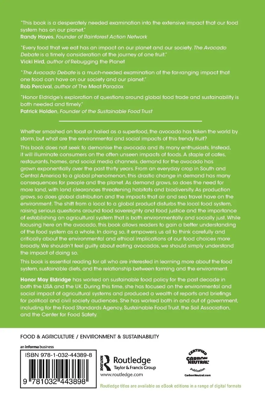 Rückseite: 9781032443898 | The Avocado Debate | Honor May Eldridge | Taschenbuch | Englisch