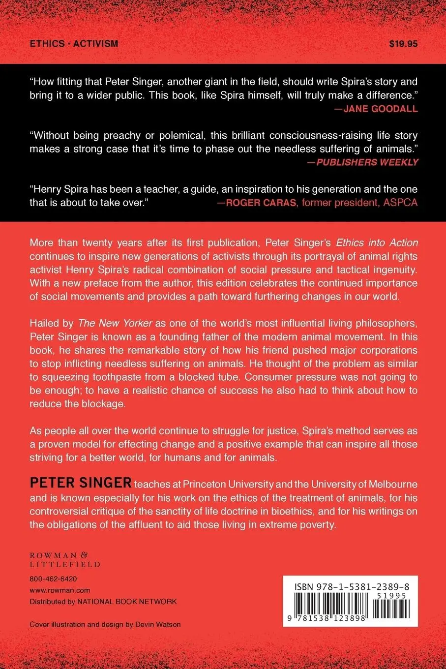 Rückseite: 9781538123898 | Ethics into Action | Learning from a Tube of Toothpaste | Peter Singer
