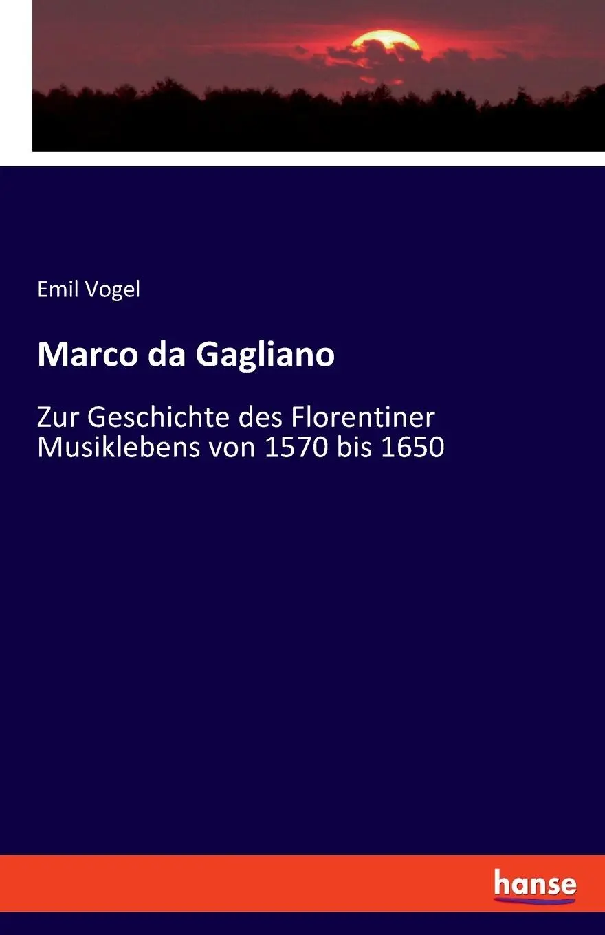 Cover: 9783348083898 | Marco da Gagliano | Emil Vogel | Taschenbuch | Paperback | 112 S.