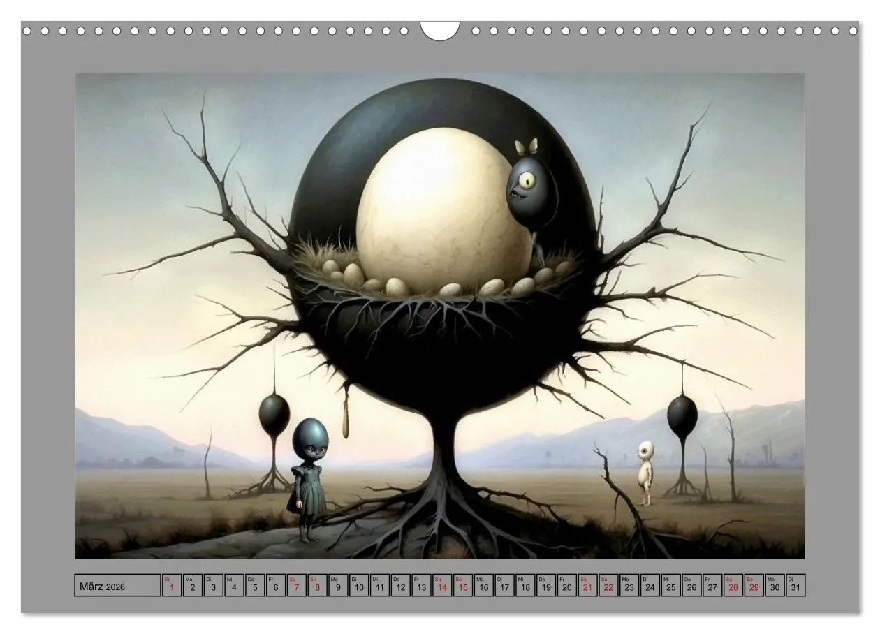 Bild: 9783457363898 | Eigenartiges Ei-Land (Wandkalender 2026 DIN A3 quer), CALVENDO...