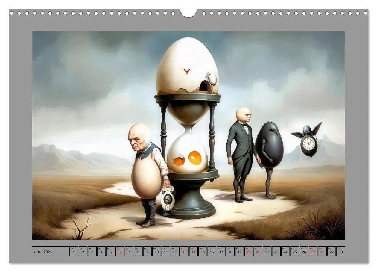 Bild: 9783457363898 | Eigenartiges Ei-Land (Wandkalender 2026 DIN A3 quer), CALVENDO...