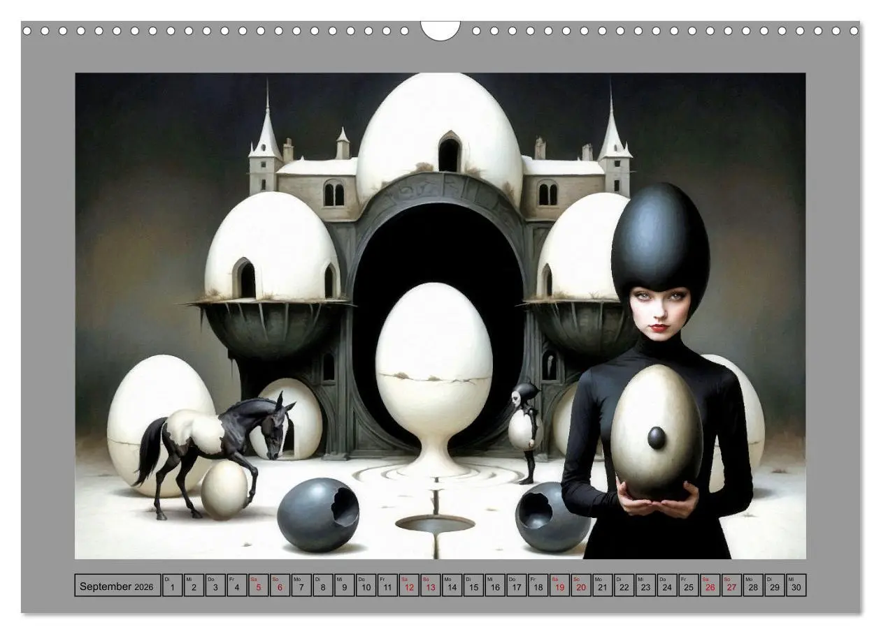 Bild: 9783457363898 | Eigenartiges Ei-Land (Wandkalender 2026 DIN A3 quer), CALVENDO...