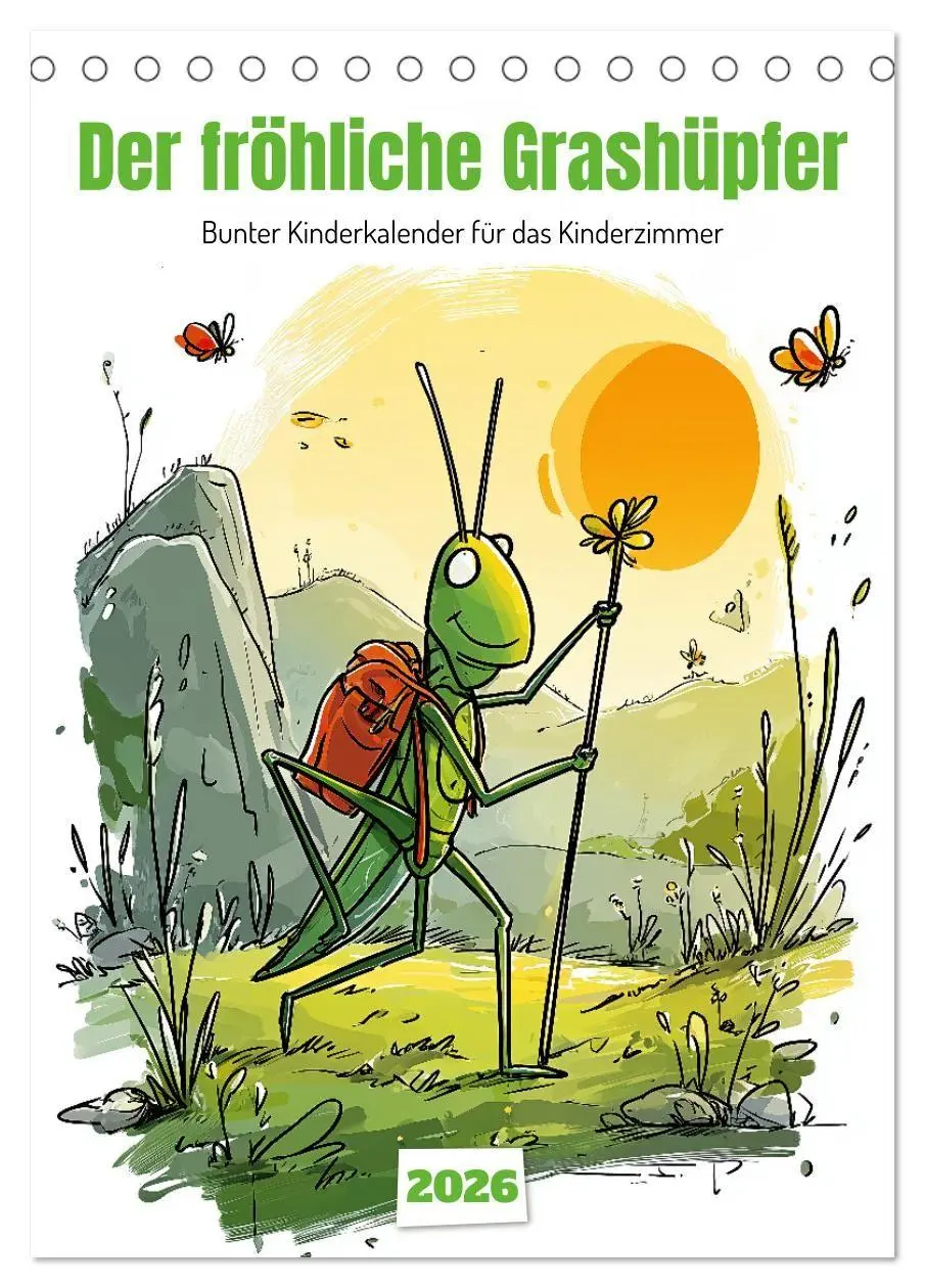 Cover: 9783516693898 | Der fröhliche Grashüpfer - bunter Kinderkalender für das...