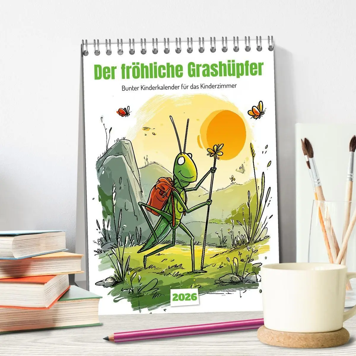 Bild: 9783516693898 | Der fröhliche Grashüpfer - bunter Kinderkalender für das...