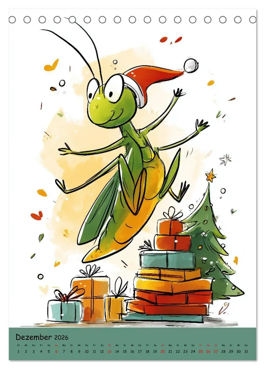 Bild: 9783516693898 | Der fröhliche Grashüpfer - bunter Kinderkalender für das...
