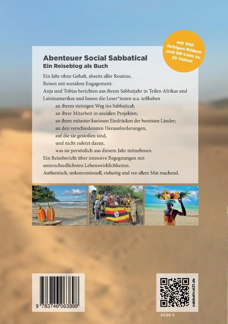 Rückseite: 9783746063898 | Abenteuer Social Sabbatical (ISBN) | Anja Wenkemann (u. a.) | Buch