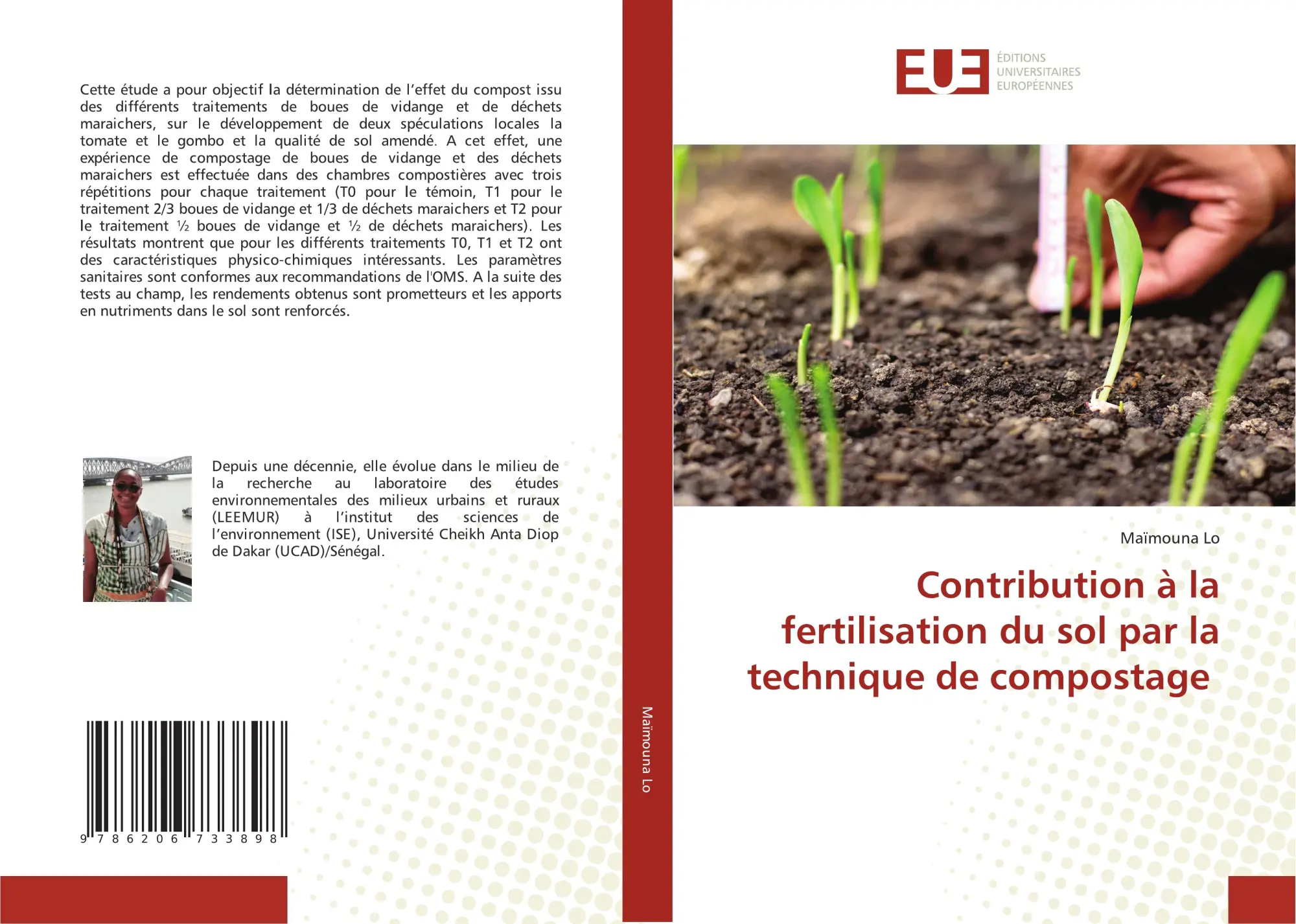 Cover: 9786206733898 | Contribution à la fertilisation du sol par la technique de compostage