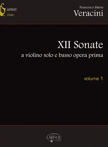 Cover: 9788850723898 | Sonate Violin Solo E Basso 1 | Francesco Maria Veracini | Lyre Series