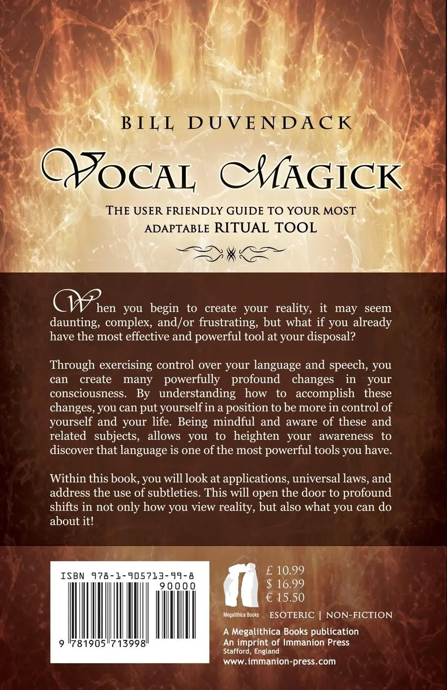 Rückseite: 9781905713998 | Vocal Magick | Bill Duvendack | Taschenbuch | Englisch | 2015