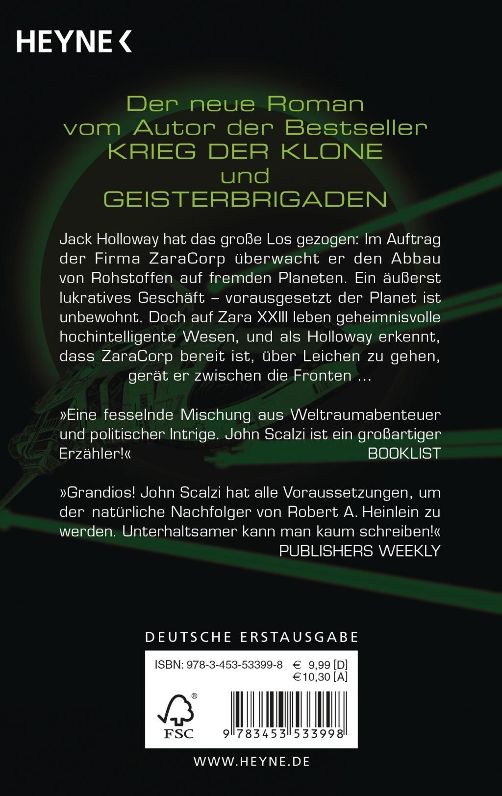 Bild: 9783453533998 | Der wilde Planet | Roman | John Scalzi | Taschenbuch | 384 S. | 2011