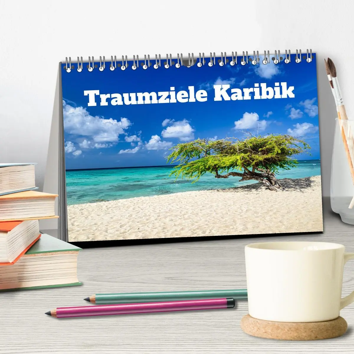 Bild: 9783457353998 | Traumziele Karibik (Tischkalender 2026 DIN A5 quer), CALVENDO...