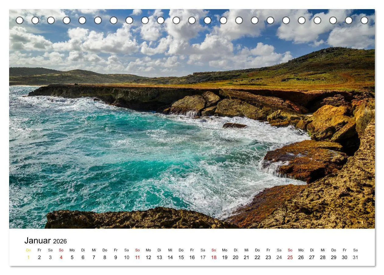 Bild: 9783457353998 | Traumziele Karibik (Tischkalender 2026 DIN A5 quer), CALVENDO...