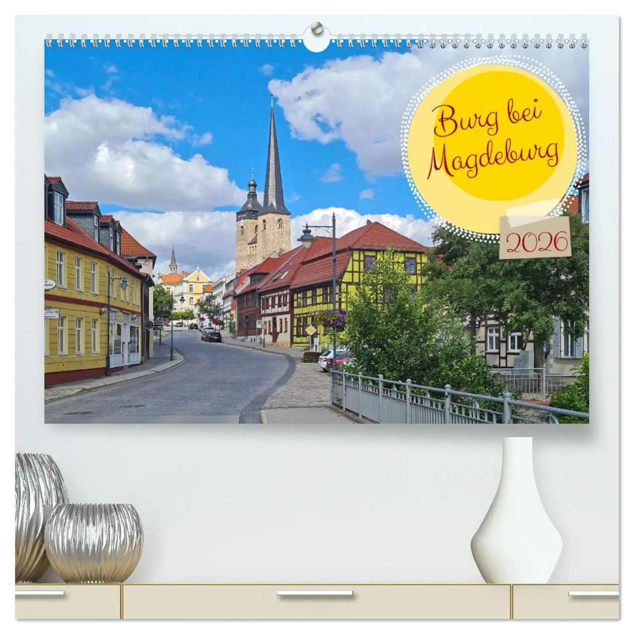 Cover: 9783457423998 | Burg bei Magdeburg (hochwertiger Premium Wandkalender 2026 DIN A2...