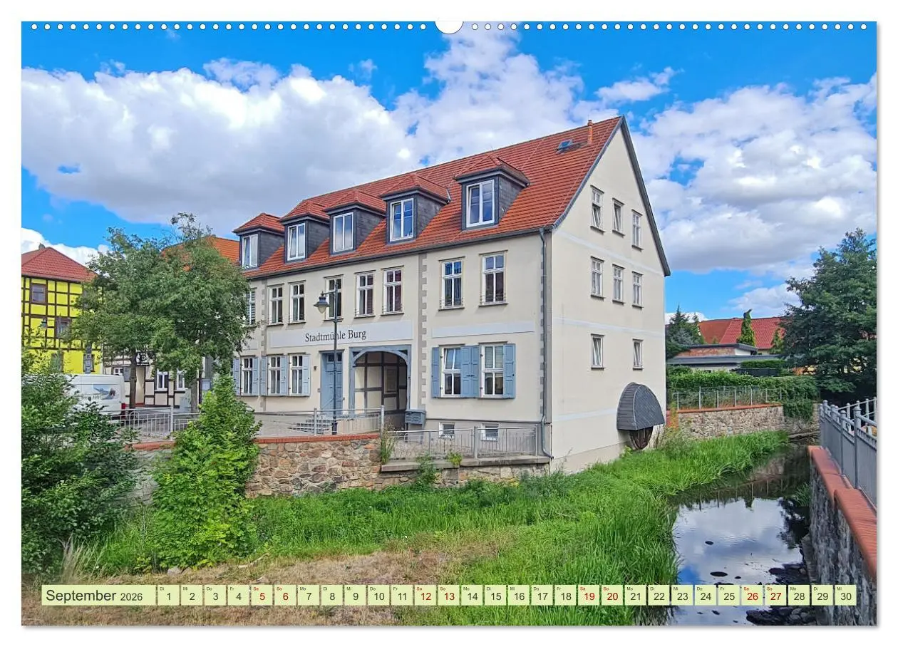 Bild: 9783457423998 | Burg bei Magdeburg (hochwertiger Premium Wandkalender 2026 DIN A2...