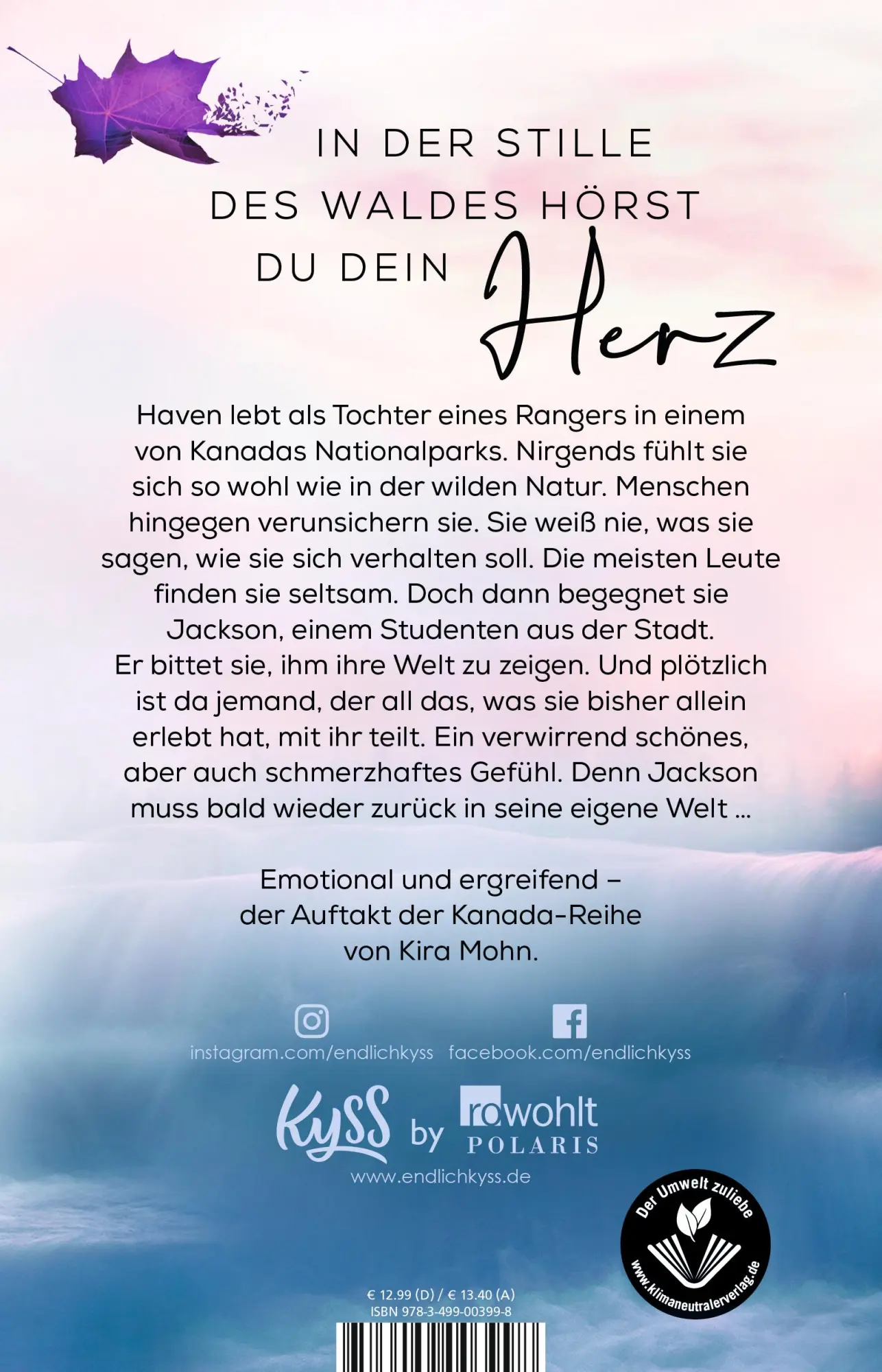 Rückseite: 9783499003998 | Wild like a River | Roman | Kira Mohn | Taschenbuch | 400 S. | Deutsch