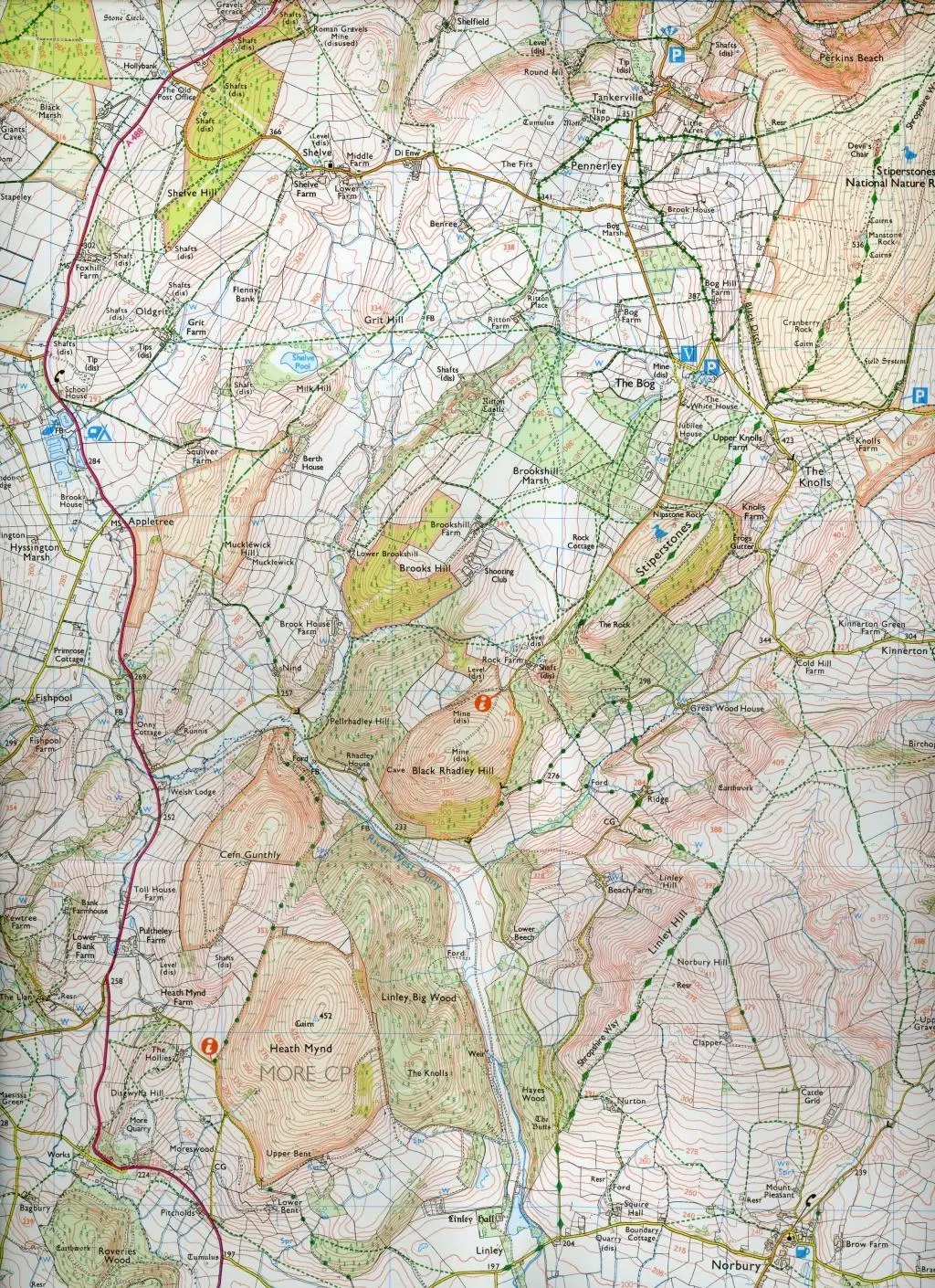 Bild: 9780319244098 | Welshpool and Montgomery | Ordnance Survey | (Land-)Karte | Englisch