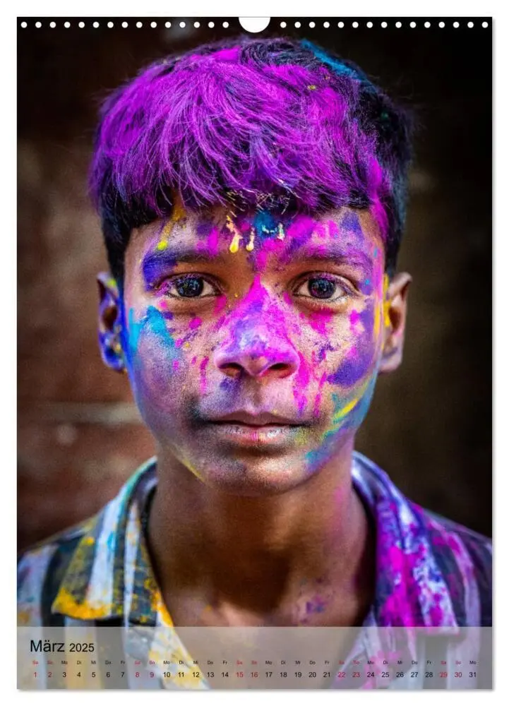 Bild: 9783435914098 | Menschen in Indien (Wandkalender 2025 DIN A3 hoch), CALVENDO...