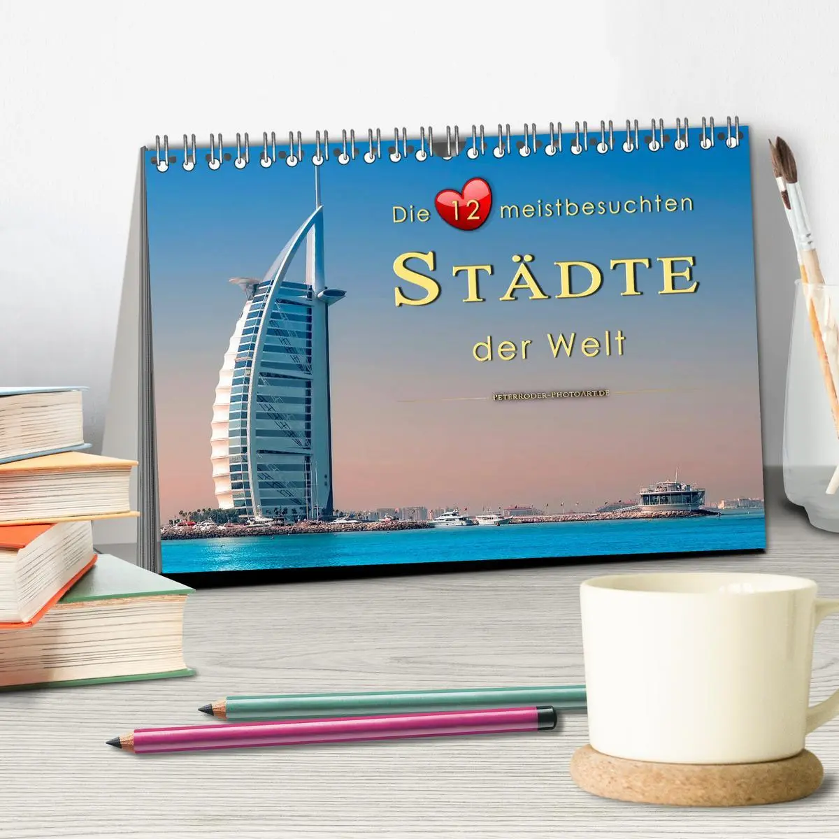 Bild: 9783457864098 | Die 12 meistbesuchten Städte der Welt (Tischkalender 2026 DIN A5...