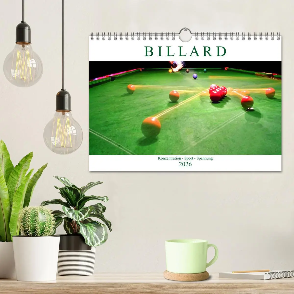 Bild: 9783457934098 | Billard. Konzentration - Sport - Spannung (Wandkalender 2026 DIN A4...