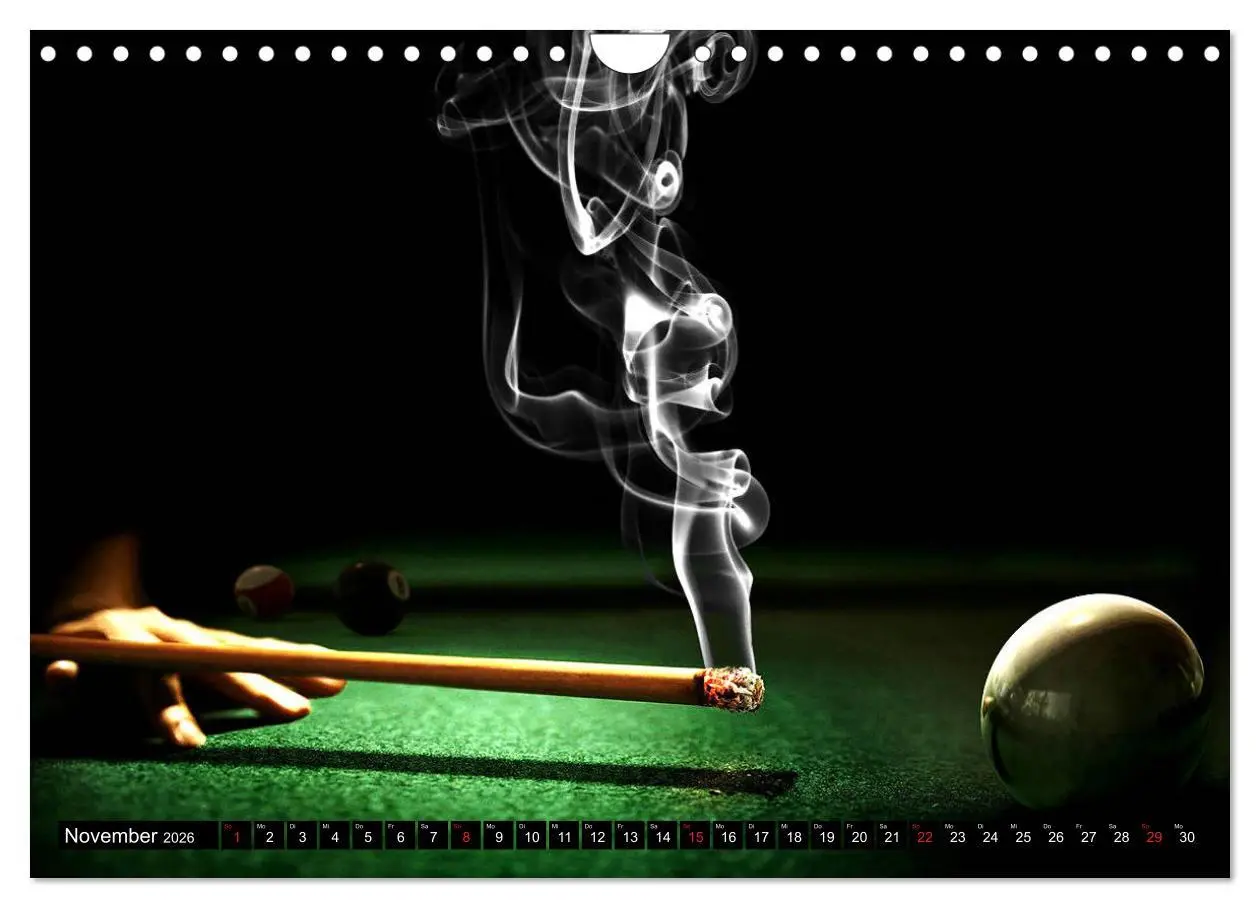 Bild: 9783457934098 | Billard. Konzentration - Sport - Spannung (Wandkalender 2026 DIN A4...
