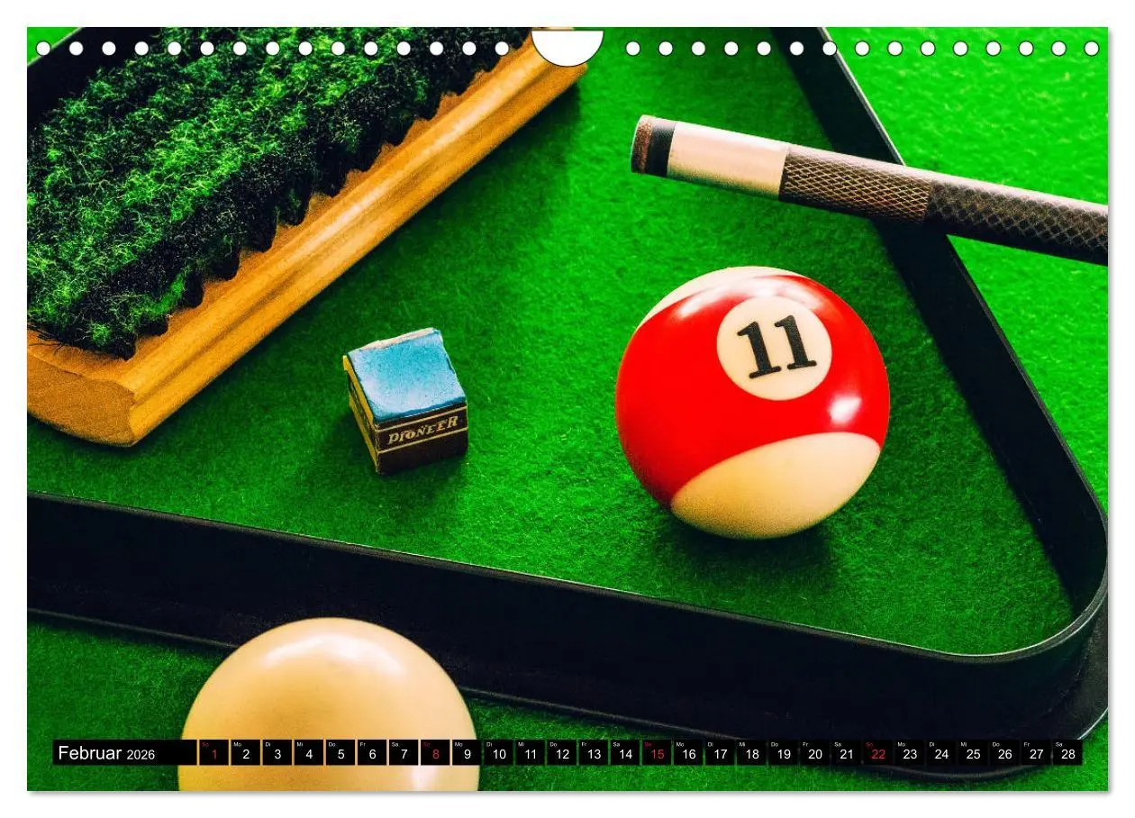 Bild: 9783457934098 | Billard. Konzentration - Sport - Spannung (Wandkalender 2026 DIN A4...